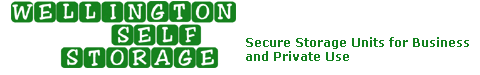 Wellington Self-Storage - storage units for short and long term rental, for domestic or commercial use.  On-site security and a range of unit sizes.
